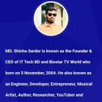 MD. Shinha Sarder Personal