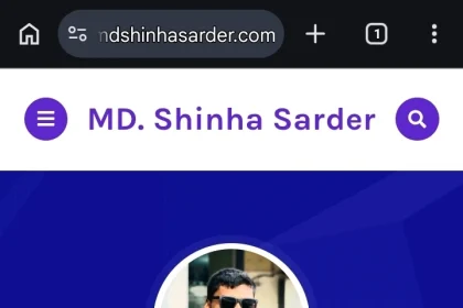 MD. Shinha Sarder Personal